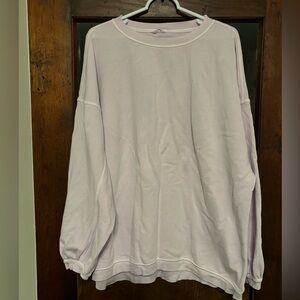 Aerie light weight lavendar sweatshirt.